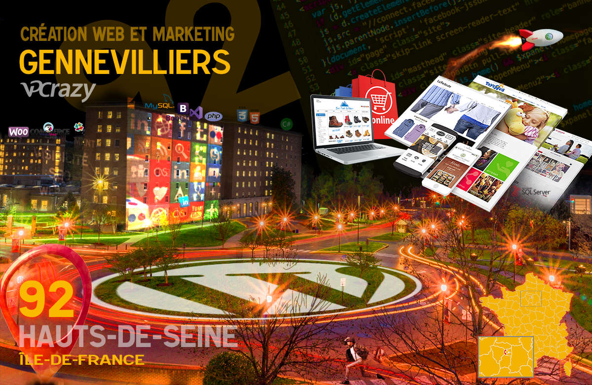 Créateur de site internet Gennevilliers et Marketing Web