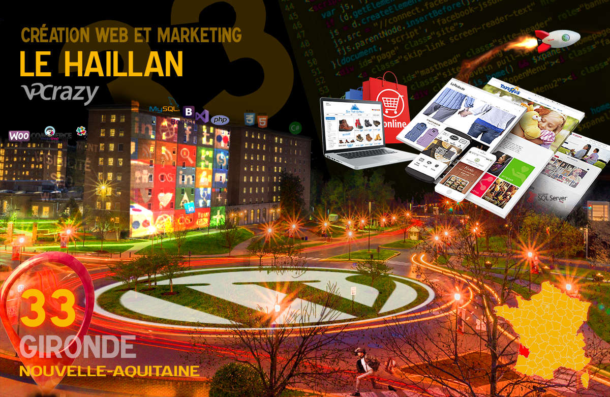 Créateur de site internet Le Haillan et Marketing Web