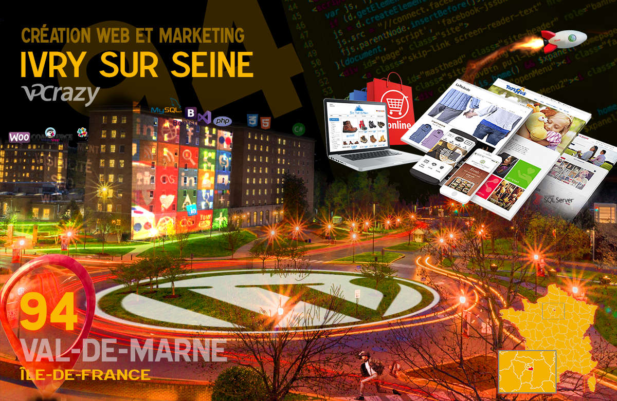 Créateur de site internet Ivry-sur-Seine et Marketing Web