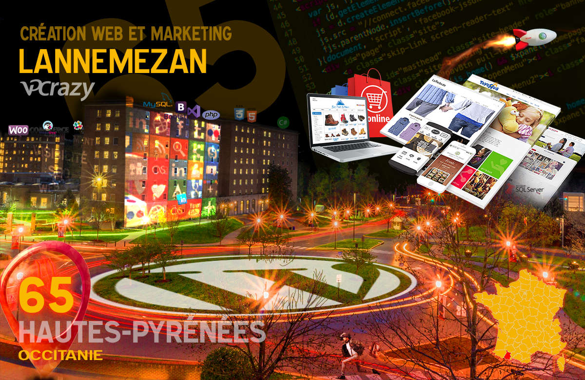 Créateur de site internet Lannemezan et Marketing Web