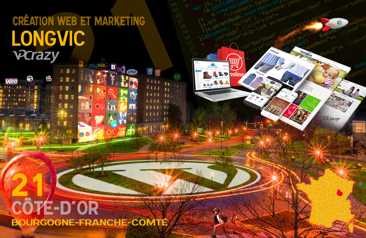 Créateur de site internet Longvic et Marketing Web