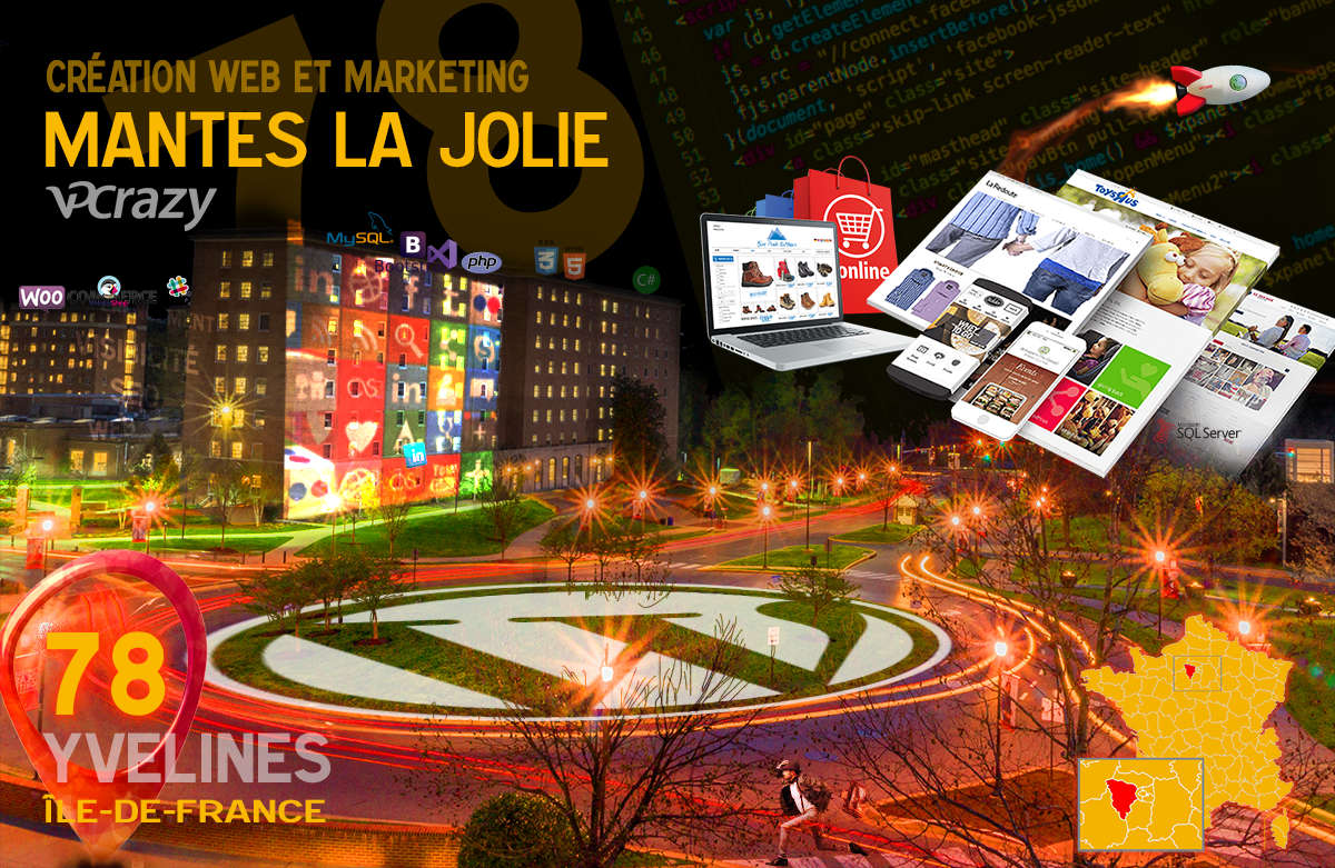 Créateur de site internet Mantes-la-Jolie et Marketing Web