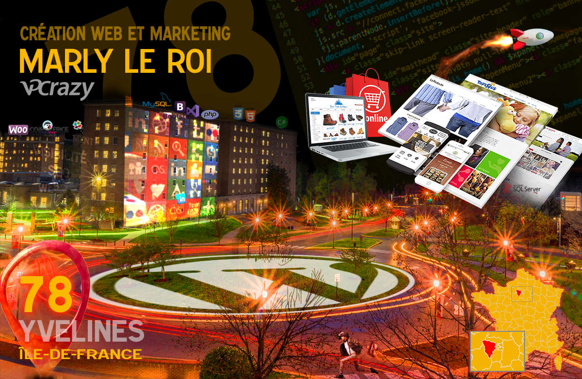 Créateur de site internet Marly-le-Roi et Marketing Web