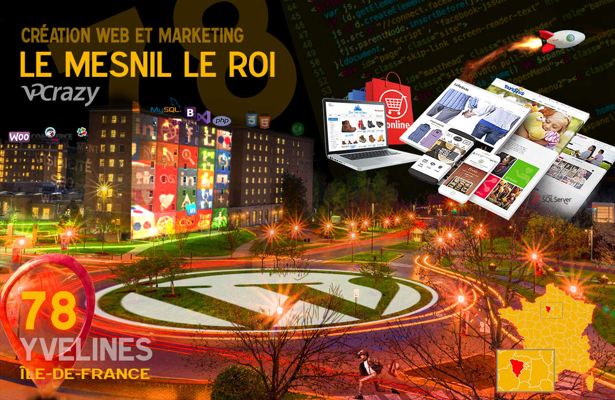 Créateur de site internet Le Mesnil-le-Roi et Marketing Web