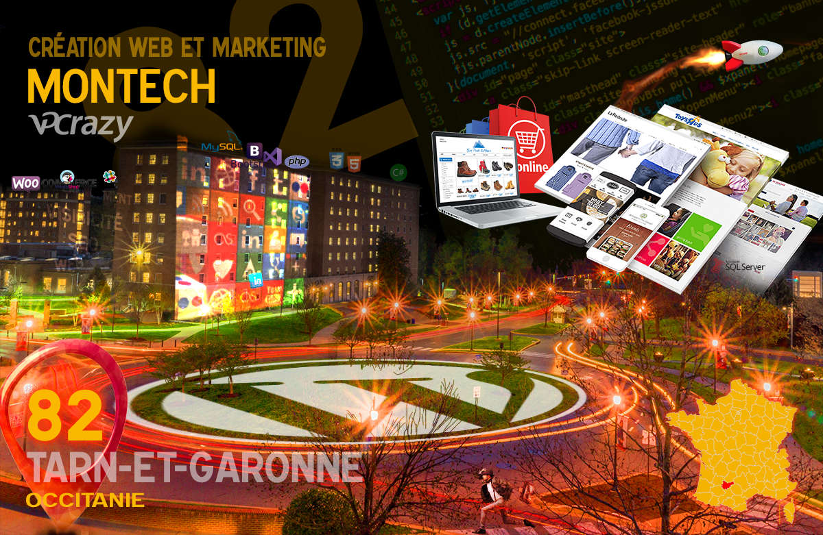 Créateur de site internet Montech et Marketing Web