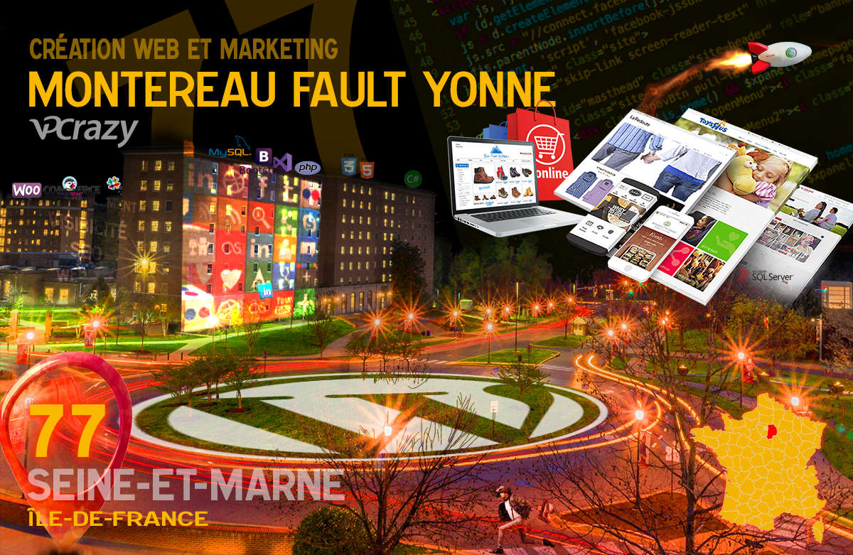 Créateur de site internet Montereau-Fault-Yonne et Marketing Web