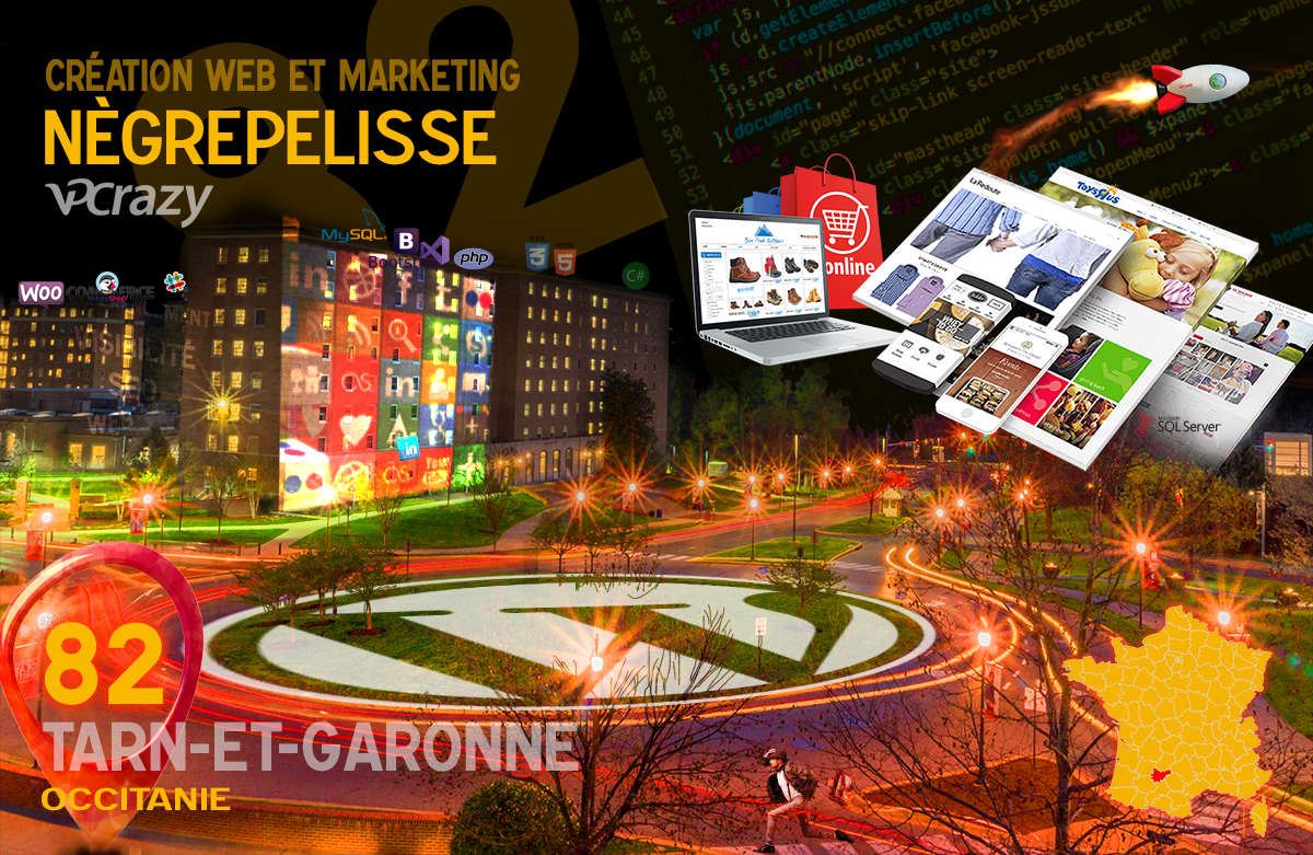 Créateur de site internet Nègrepelisse et Marketing Web