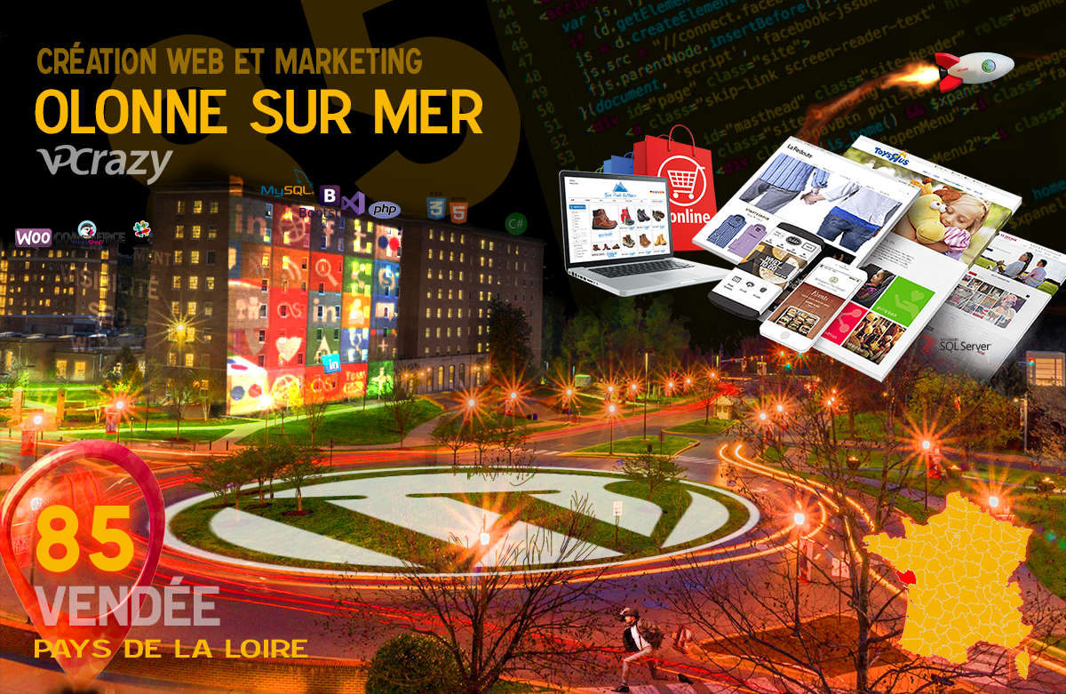 Créateur de site internet Olonne-sur-Mer et Marketing Web