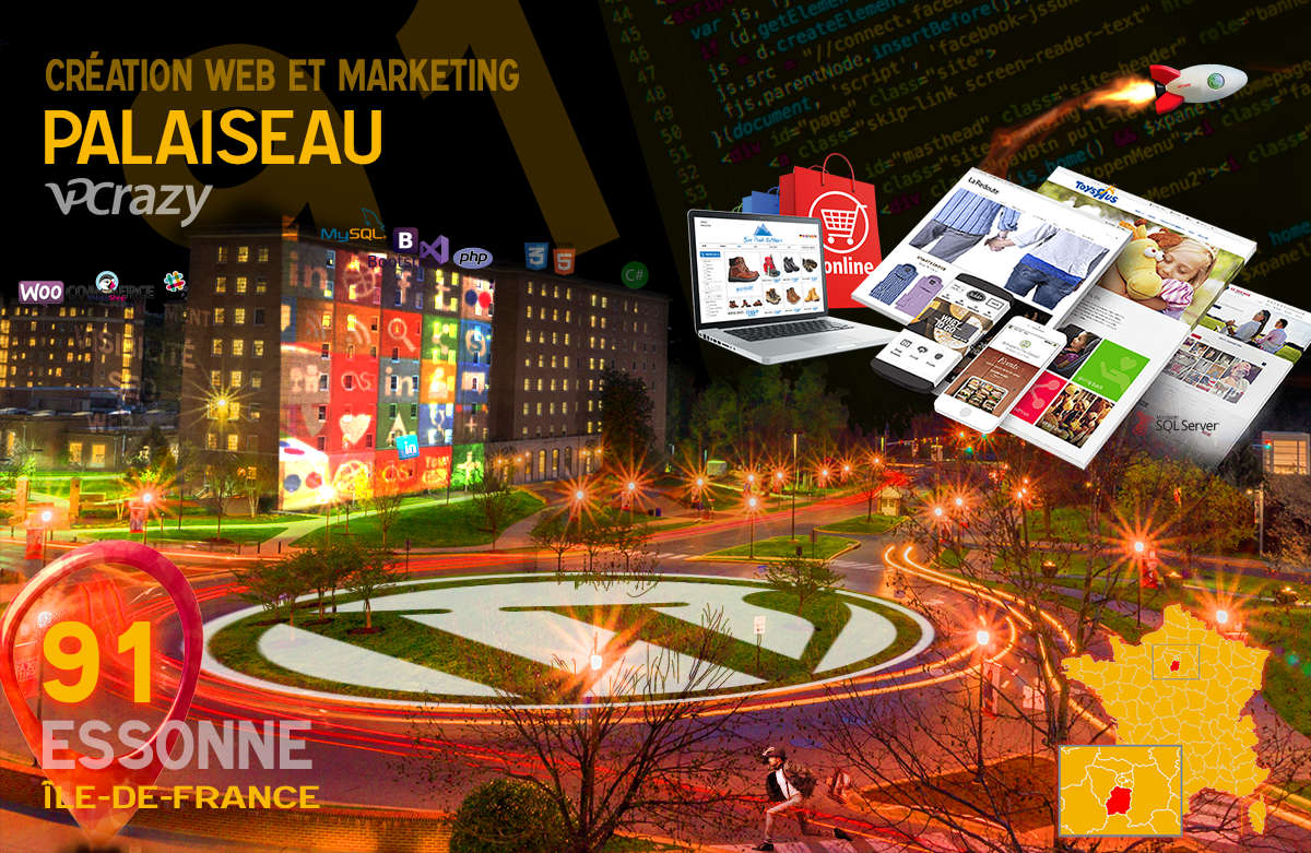 Créateur de site internet Palaiseau et Marketing Web