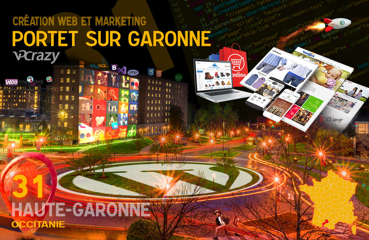 Créateur de site internet Portet-sur-Garonne et Marketing Web