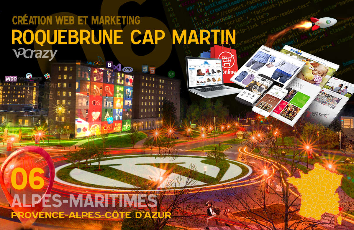 Créateur de site internet Roquebrune-Cap-Martin et Marketing Web