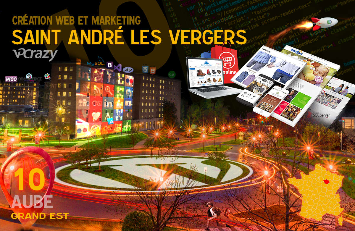 Créateur de site internet Saint-André-les-Vergers et Marketing Web