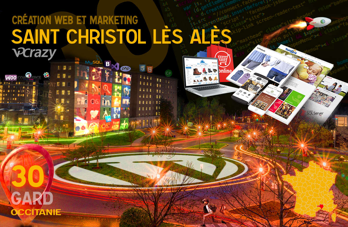 Créateur de site internet Saint-Christol-lès-Alès et Marketing Web