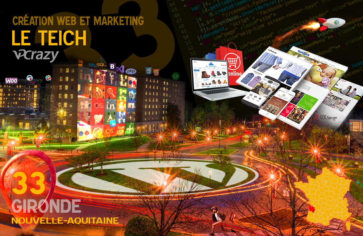 Créateur de site internet Le Teich et Marketing Web