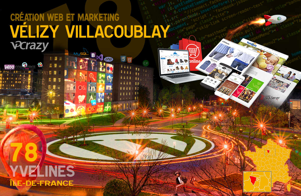 Créateur de site internet Vélizy-Villacoublay et Marketing Web